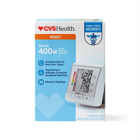 CVS Series 400W Wrist Blood Pressure Monitor