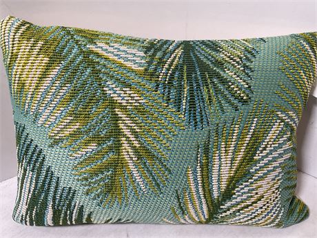 tropical leaves pillow