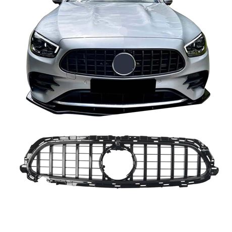 GT Style Front Grille Compatible with Mercedes Benz W213 E-Class Sedan 2021