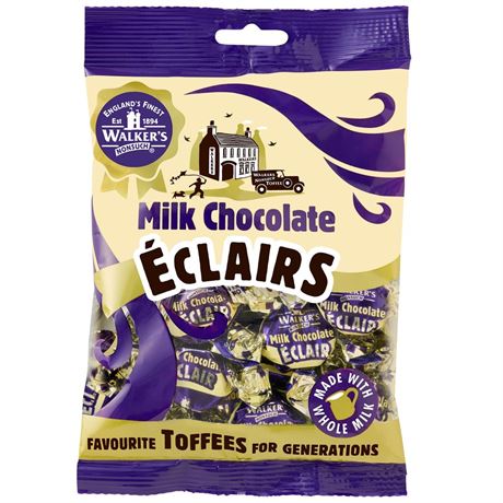 Walkers Nonsuch Milk Chocolate Eclairs 5.29 oz (150g) - Traditional British