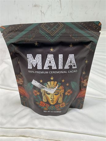 Maia Ceremonial Cacao, Maia Cacao Powder Supplement with Flavanol, Theobromine,