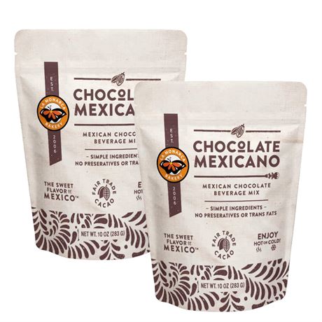 Mexican Hot Chocolate, 10 Ounce (Pack of 2), Authentic Mexican Style Hot