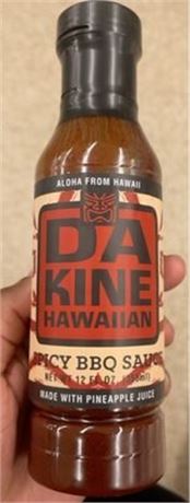 Da Kine Hawaiian Spicy BBQ Sauce - Premium Gourmet Barbecue Sauce, Gluten-Free,