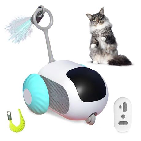 Remote Control Smart Electric Cat Toy,Interactive Cat Toys for Indoor