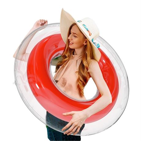 Inflatable Pool Floats Rings - Swim Tubes Floaties - Suitable for Teens Aged