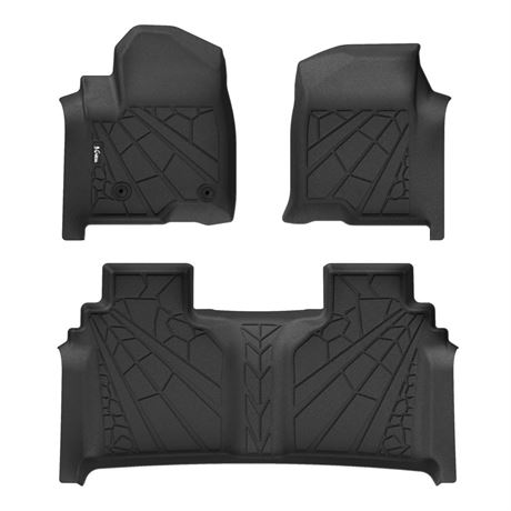 KARPAL Floor Mats Fit for 2019-2024 Chevrolet Silverado 1500/GMC Sierra 1500,