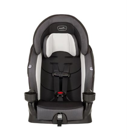 Evenflo Chase Plus 2-in-1 Booster Toddler Car Seat (Huron Black)