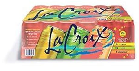 LaCroix Sparkling Water, Lemon, Lime, & Grapefruit Variety Pack, 12 Fl Oz (Pack
