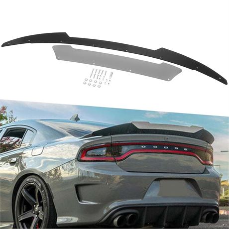 Venom V2 Style Rear Wickerbill Spoiler for Dodge Charger 2015-2023 SRT ScatPack