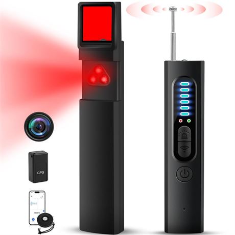 Hidden Camera Detector and Bug Detector, 2024 Anti-Spy Camera Finder Detector,