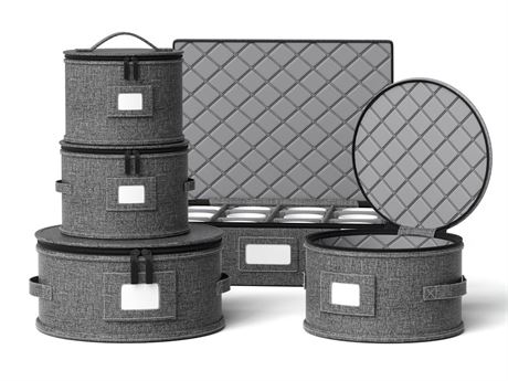 China Storage Containers Hard Shell Box for Moving Dishes, Plate, Wine and