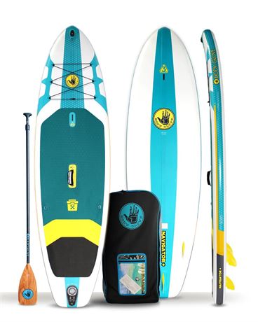 Body Glove Vibe Inflatable Stand Up Paddle Board Package AQUA/BLACK