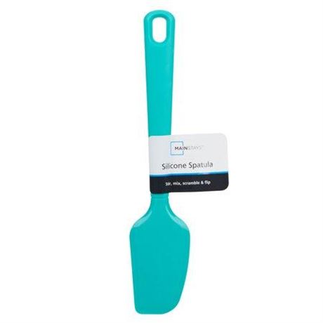 Mainstays 10.25  Heat Resistant (428F-220C) Teal Silicone Spatula