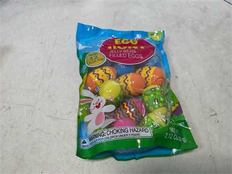 Egg Hunt Jelly Bean Filled eggs 12 count
