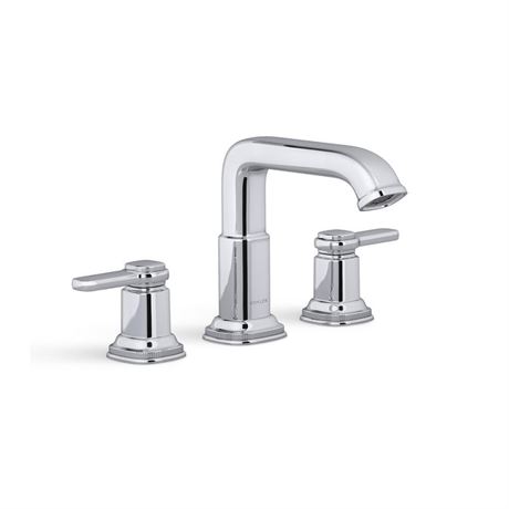 KOHLER Numista 8 in. Widespread Double Handle Bathroom Faucet in Polished Chrome