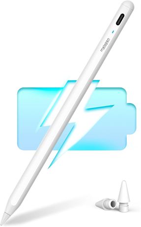 Metapen Pencil A8 for Apple iPad 2018-2024, (2X Faster Charge), Tilt