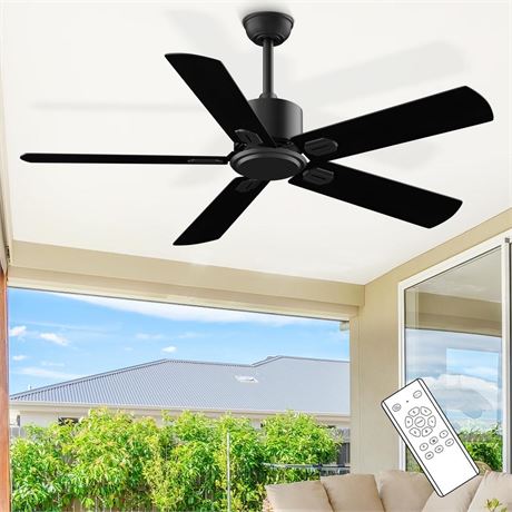 52" Ceiling Fans Without Lights, 52 Inch Outdoor Fan, Ceiling Fans no Light