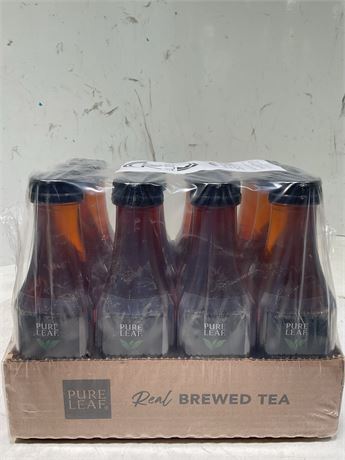 Lipton Pure Leaf Peach Iced Tea, Bottled Tea Drink, 18.5 fl oz, Bottle (12PACK)