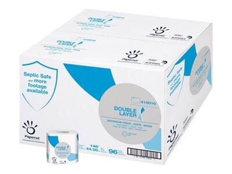 Sofidel 2-Ply Standard Toilet Paper White 500 Sheets/Roll 410010/11634