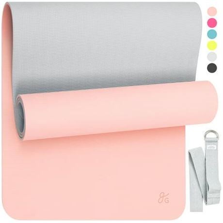 Greater Goods Professional Yoga Mat; Exercise Mat for Fitness  Balance  and