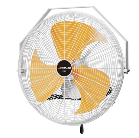 18 Inch Outdoor Wall Fan, 5200 CFM Waterproof Wall Mounted Fan Industrial Grade