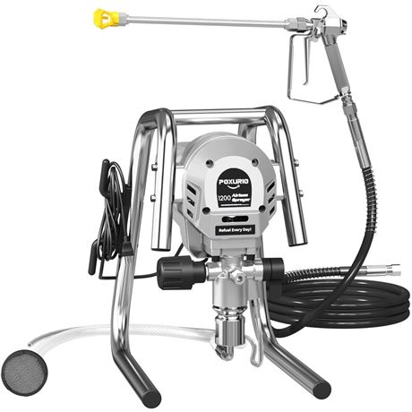 1200W Airless Paint Sprayer, 3300PSI High Efficiency Electric Paint Sprayer