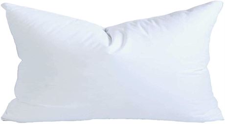 MoonRest 16x30 Inch Synthetic Down Alternative Lumbar Pillow Insert Form