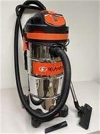 Kubota 12 Gallon Stainless Steel Wet/Dry Vacuum