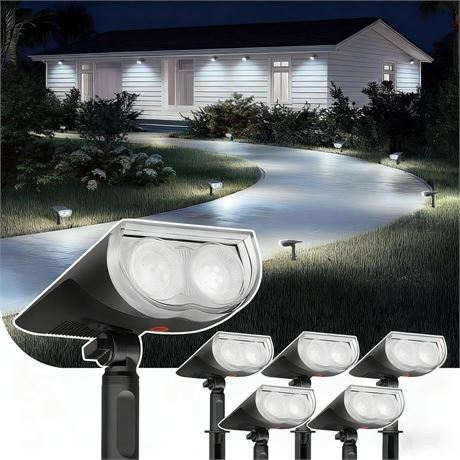 Linkind Solar Lights Outdoor StarRayS, Bright Solar Spot Lights Outdoor, IP65
