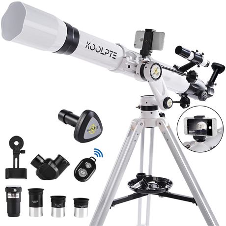 Telescope with Digital Eyepiece - Astronomy Refracting Telescope 90mm Aperture