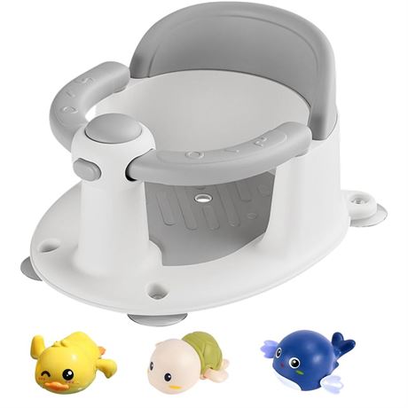 Baby Bath Seat for Babies 6 Months & Up, Bath Seats for Babies Sitting Up,