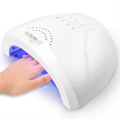 SUNUV UV LED Nail Lamp, Gel Light for Nail Polish UV Dryer with 3 Timers SUNone