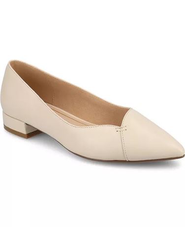 Journee Women's Carmin Medium and Wide Width Dress Flats 9.5