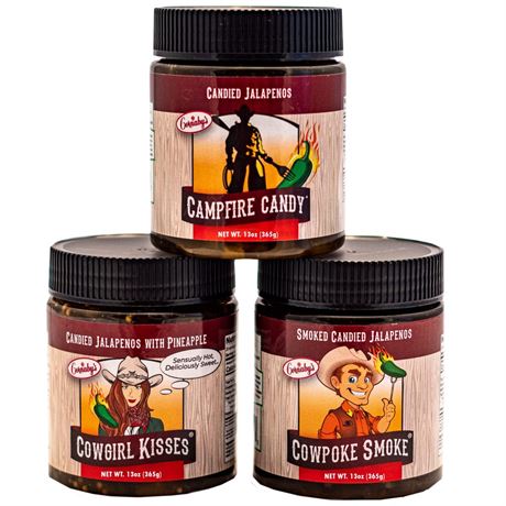 Cornaby's Jalapeno Peppers Sweet Relish, 3 Flavor Variety Pack, Gluten Free,