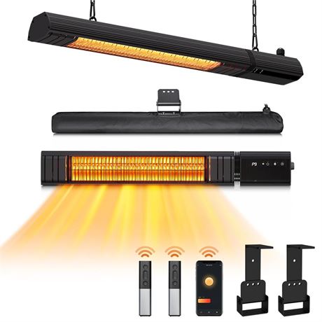 Ceiling Electric Outdoor Heater, Wall-Mounted Heater, Hanging Patio Heater,