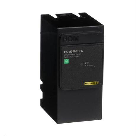 Square D - HOM250PSPD Homeline Whole House Surge Protection Device, 50kA,
