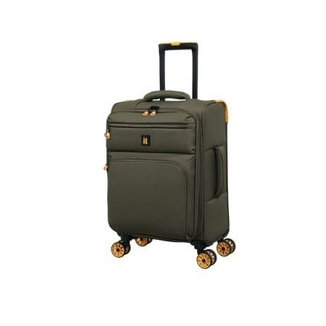 It Luggage Compartment 22  Carry-on Softside 8 Wheel Expandable Spinner  Dark