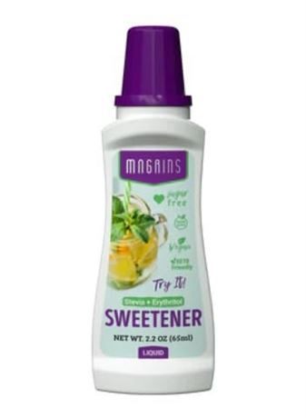 MAGRINS Stevia + Erythritol 65ml Liquid Sweetener