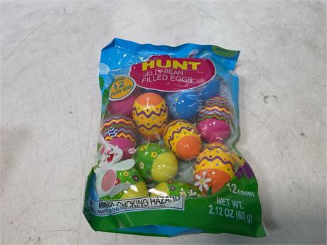 Egg Hunt Jelly Bean Filled eggs 12 count
