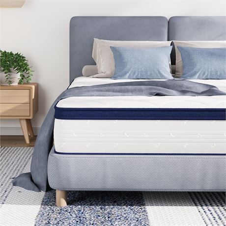 Avenco Full Size Mattress, 12 Inch Full Mattresses in a Box, Hybrid Mattresses