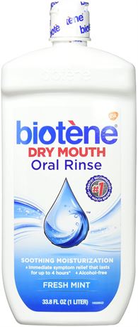 Biotene Oral Rinse Mouthwash for Dry Mouth, Breath Freshener and Dry Mouth