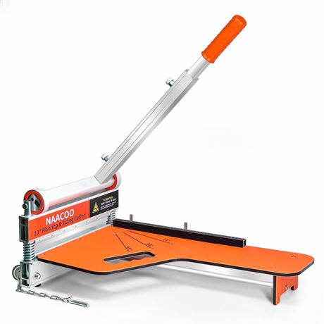 Laminate Floor Cutter, NAACOO 13“ Vinyl Floor Cutter with Wheel, Vinyl Plank