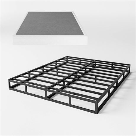 7 Inch Box Spring for Queen Bed,High Profile Strong Metal Frame Mattress