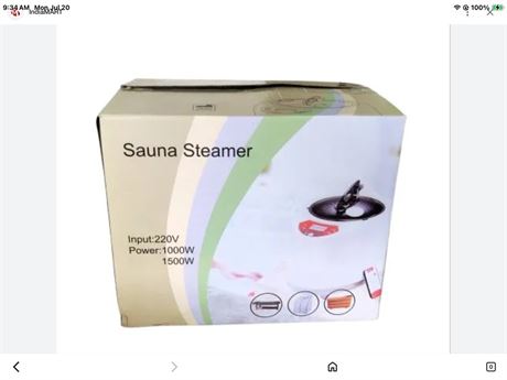 Pink Fiber Sauna Steam Bath Machine Portable, For Detox & Weight Loss