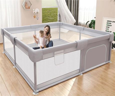 Baby Playpen 50x50 Inch, Play Pens for Babies and Toddlers Baby Fence Baby Play