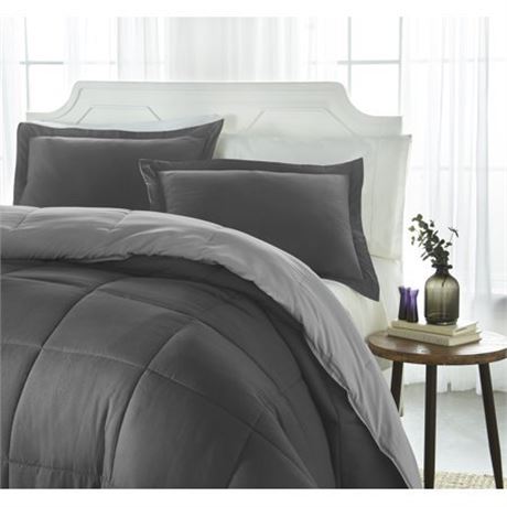 Queen Hypoallergenic Down Alternative Reversible Comforter