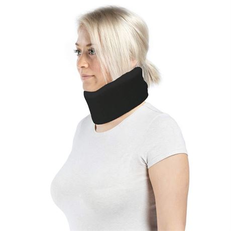 Soft Foam Cervical Collar, Adjustable Neck Support Brace for Sleeping -