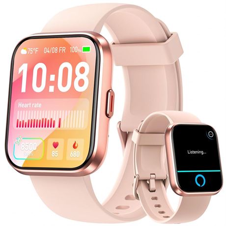 Fitpolo Smart Watches for Women, 1.8'' Alexa Built-in Fitness Tracker Watch