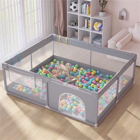 Extra Large Baby Playpen 71"x59"x27",Playpen for Babies and Toddlers Thickened