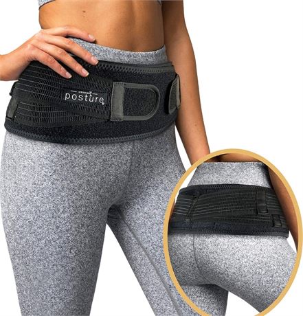 Sacroiliac Hip Belt for Women and Men That Alleviates Sciatic, Pelvic, Lower